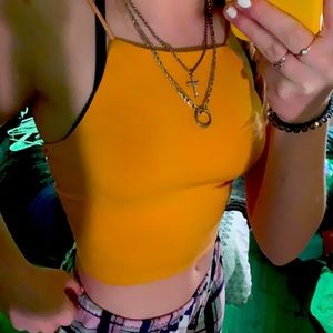 Forever 21 US Small cute nice fitting cropped spaghetti strap